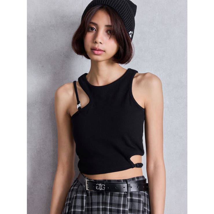 SIDE CUT GDチャームリブビスチェ | GYDA | 詳細画像2 