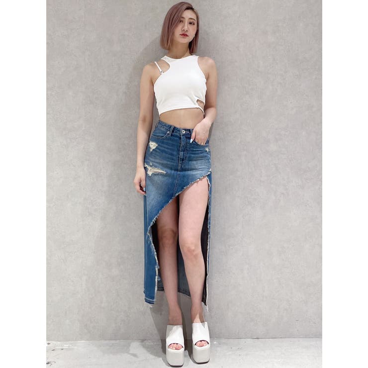 SIDE CUT GDチャームリブビスチェ | GYDA | 詳細画像21 