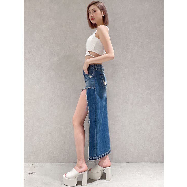 SIDE CUT GDチャームリブビスチェ | GYDA | 詳細画像22 