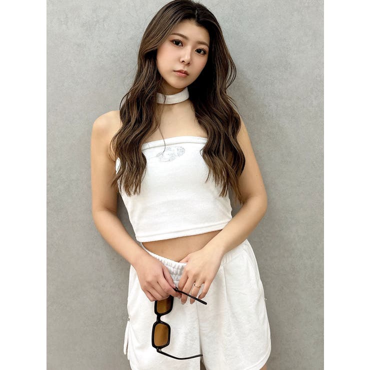 チョーカー付きGDパイルビスチェ【SETUP着用可】 | GYDA | 詳細画像20 