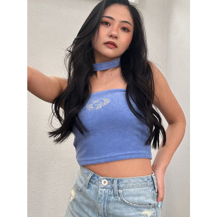 チョーカー付きGDパイルビスチェ【SETUP着用可】 | GYDA | 詳細画像45 