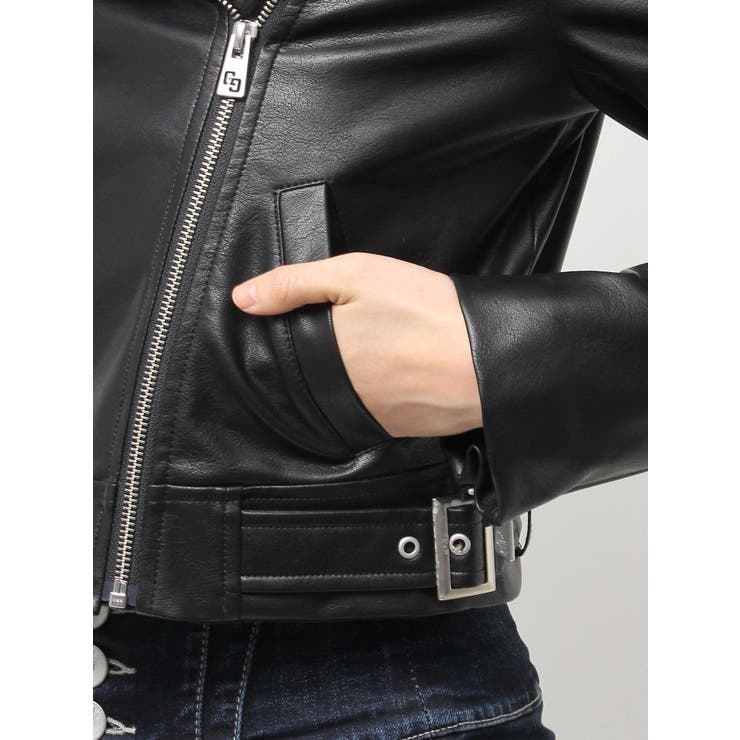 DT♪ 1ADDA フェイクレザージャケット 関税込 th products(ティーエイチプロダクト) 23AWSynthetic Leather