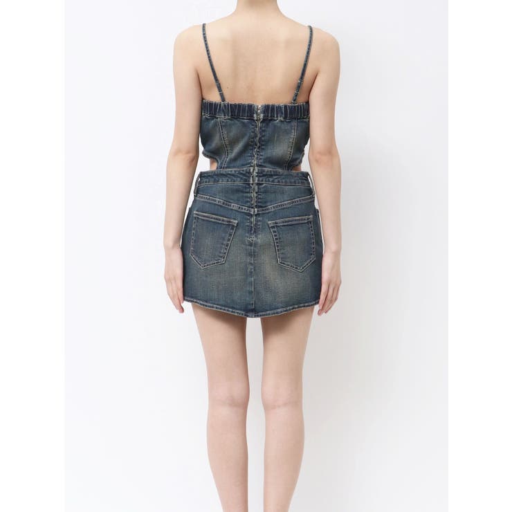 GD MOLD SIDE OPENスカートライクデニムワンピース | GYDA | 詳細画像12 