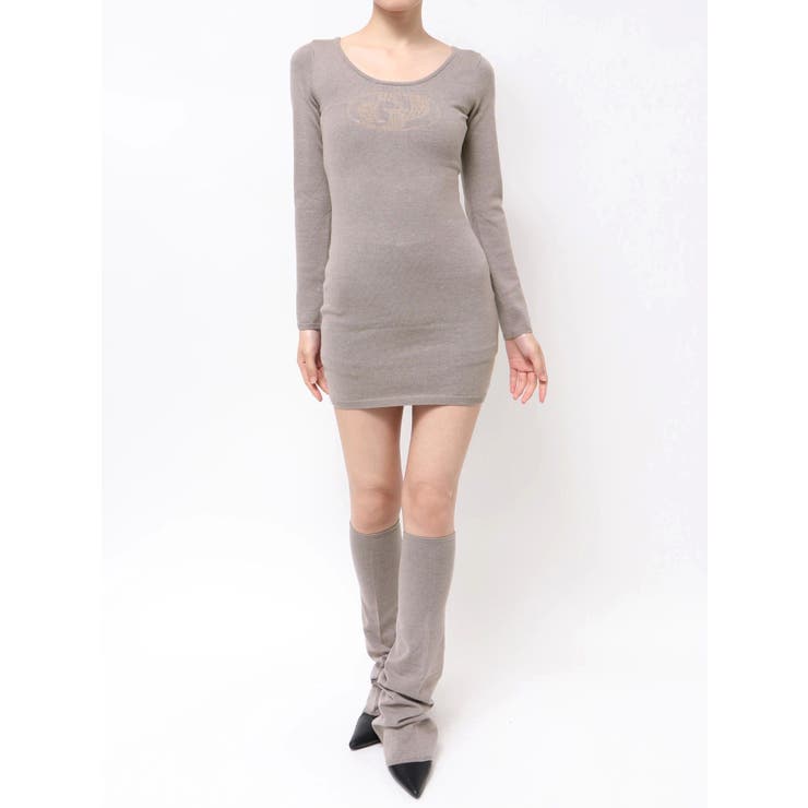 レッグウォーマーSET GD インターシャニットワンピース | GYDA | 詳細画像24 