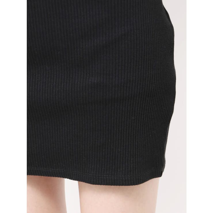 レオパードバックリボンテレコミニワンピース | GYDA | 詳細画像31 