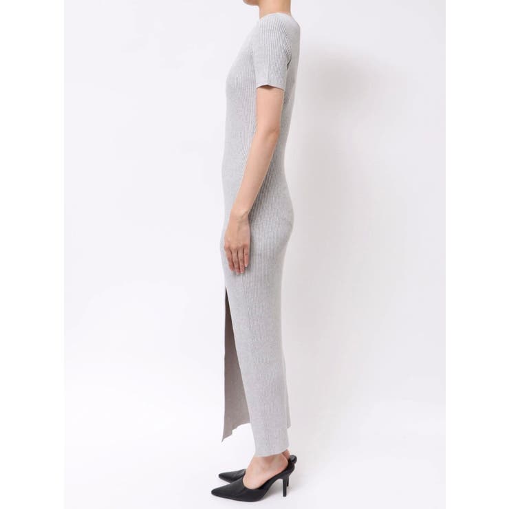 GGプレートハーフスリーブLONGニットワンピース | GYDA | 詳細画像10 