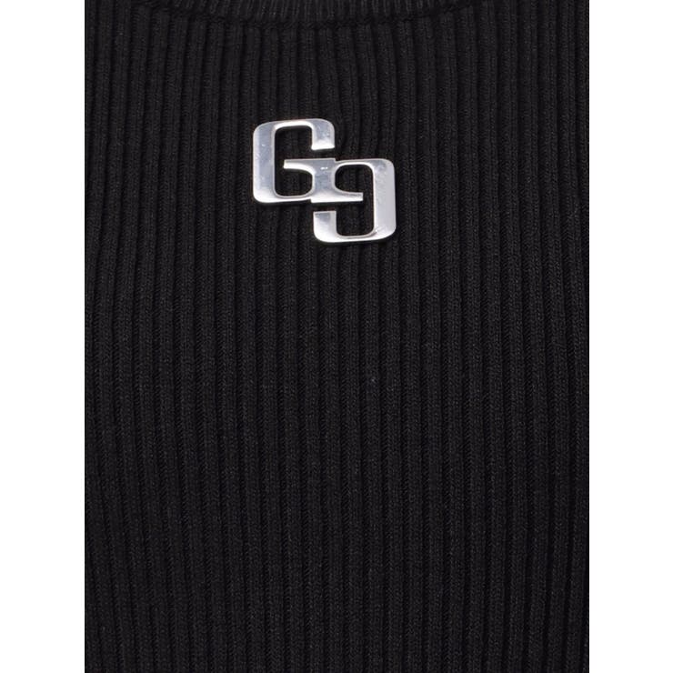 GGプレートハーフスリーブLONGニットワンピース | GYDA | 詳細画像16 