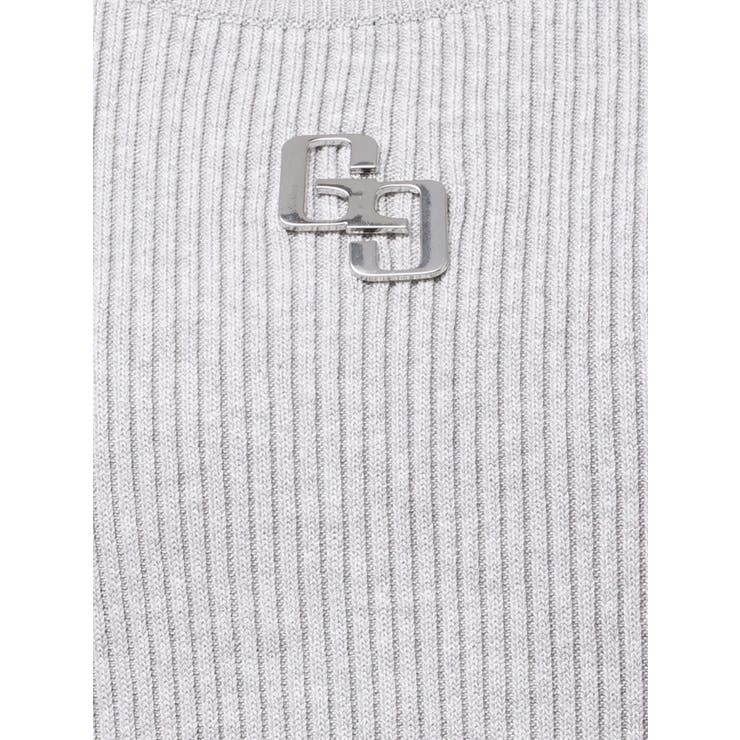 GGプレートハーフスリーブLONGニットワンピース | GYDA | 詳細画像17 