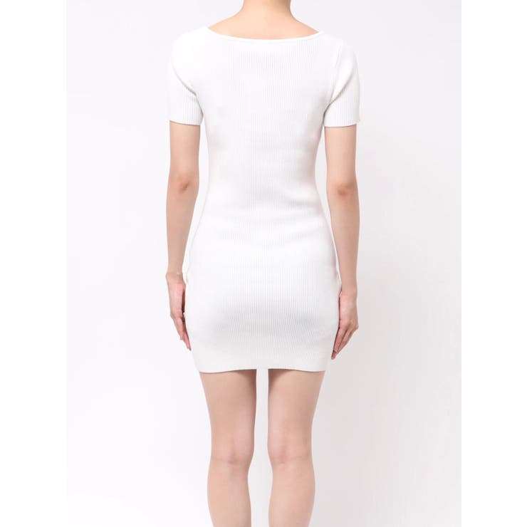 GGプレートハーフスリーブニットワンピース | GYDA | 詳細画像13 