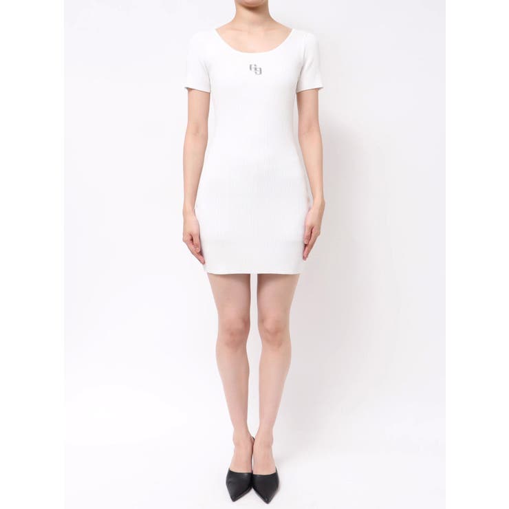 GGプレートハーフスリーブニットワンピース | GYDA | 詳細画像18 