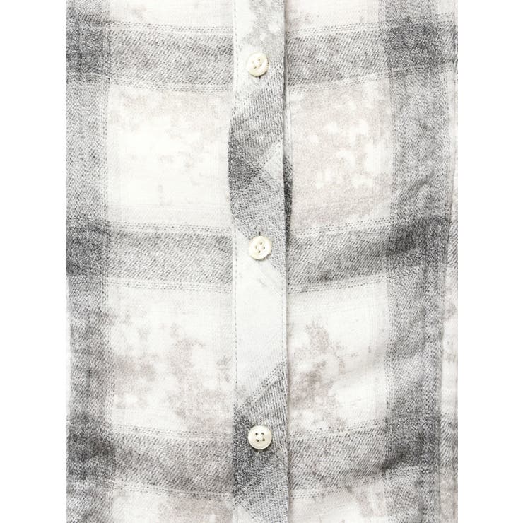 ドロストショートGRUNGEチェックシャツ | GYDA | 詳細画像26 