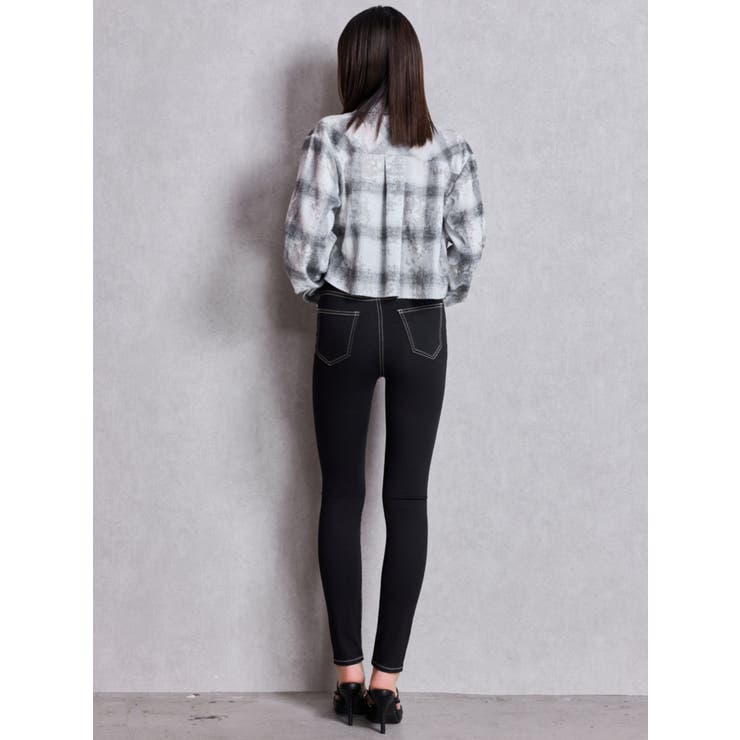 ドロストショートGRUNGEチェックシャツ | GYDA | 詳細画像7 