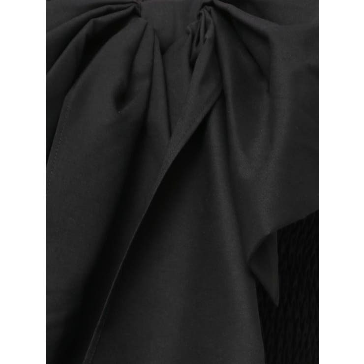 ビジューストーンストラップ2WAYリボンブラウス | GYDA | 詳細画像18 