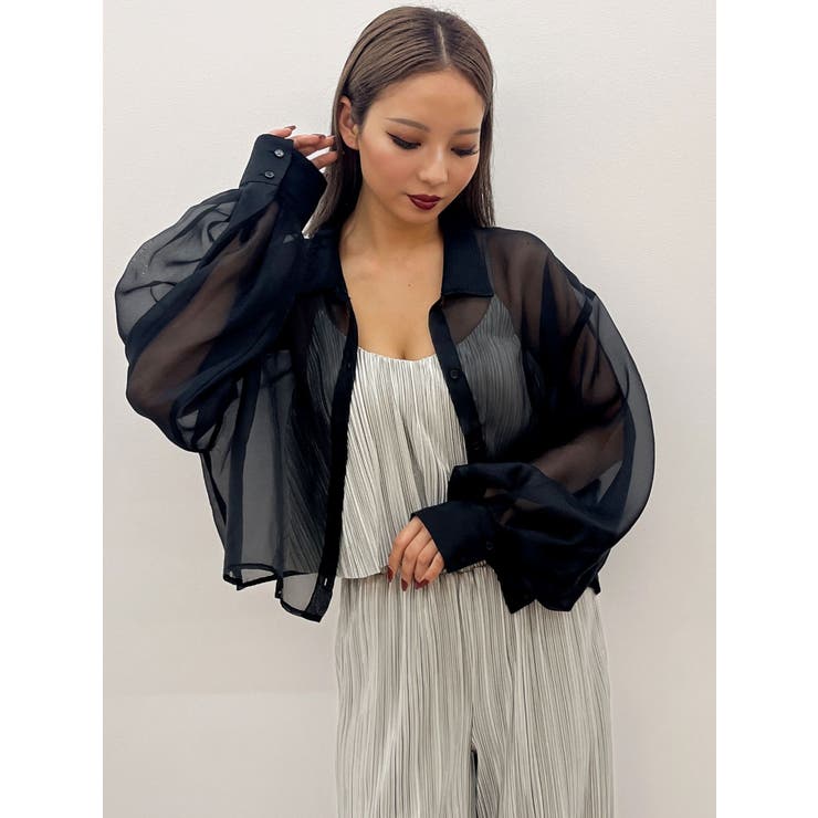 SHEERショートシャツ[品番：MKSW0065888]｜GYDA（ジェイダ）の