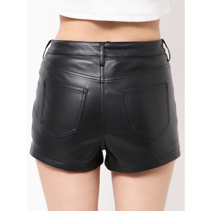 ハイウエストフェイクレザーショートパンツ | GYDA | 詳細画像17 