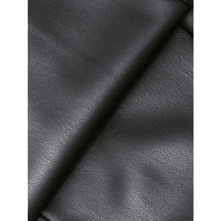 ハイウエストBACKクロスフェイクレザーパンツ | GYDA | 詳細画像20 