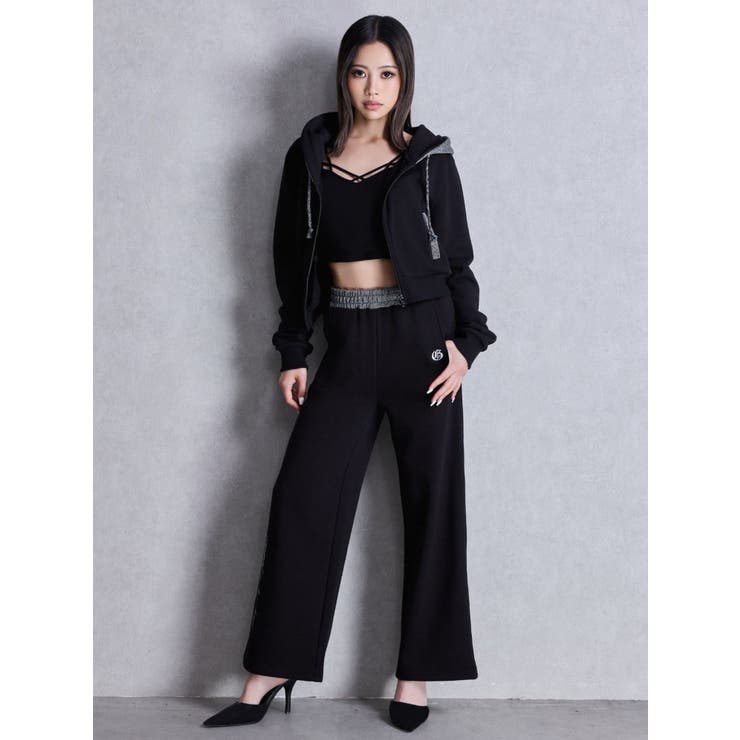 G embroidery GLITTERパンツ | GYDA | 詳細画像3 