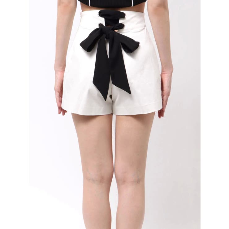 BACK LACE UPショートパンツ | GYDA | 詳細画像22 