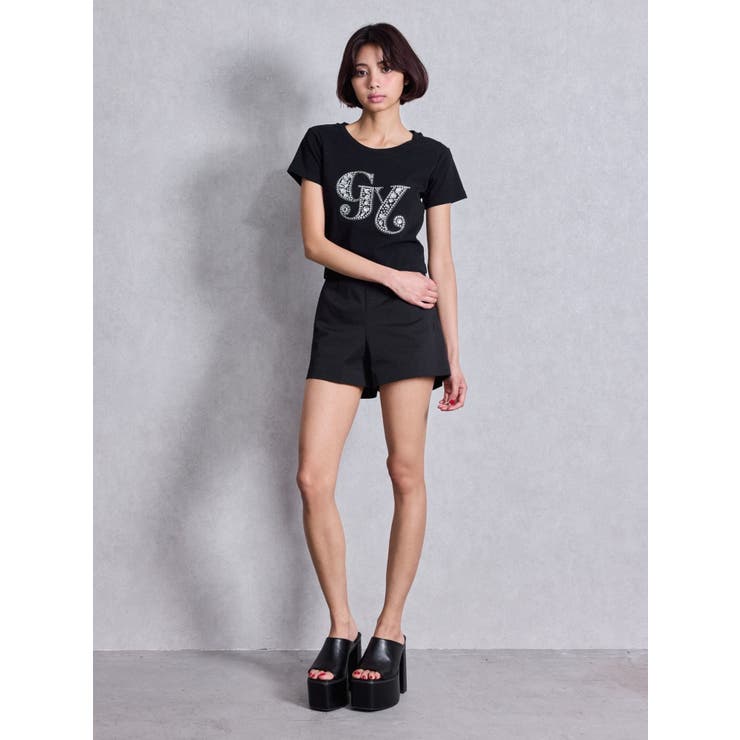 BACK LACE UPショートパンツ[品番：MKSW0064889]｜GYDA