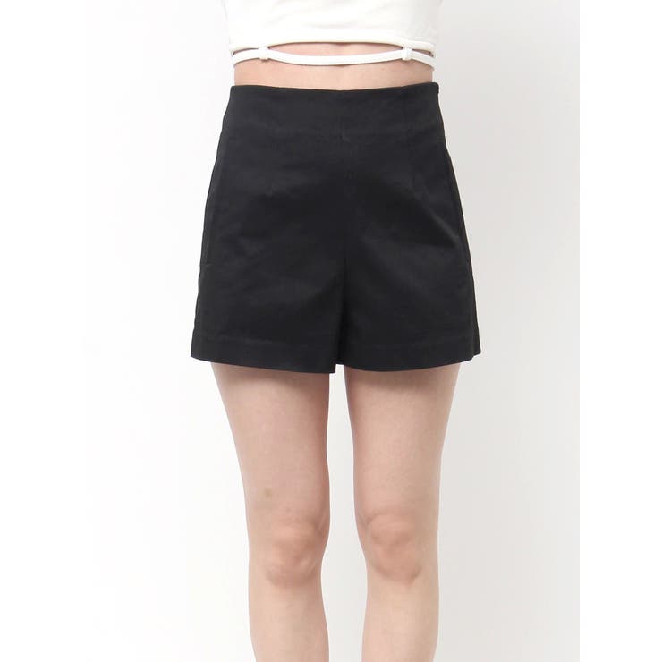 GYDA ブラックショートパンツ M ジェイダ GYDA ラインレースショートパンツ （ブラック