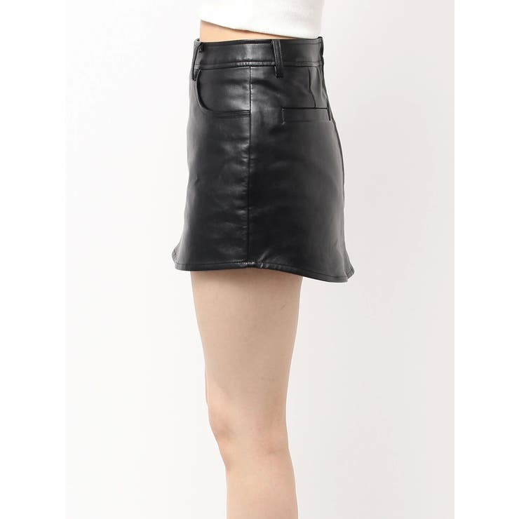 フェイクレザースカートライクショートパンツ | GYDA | 詳細画像15 