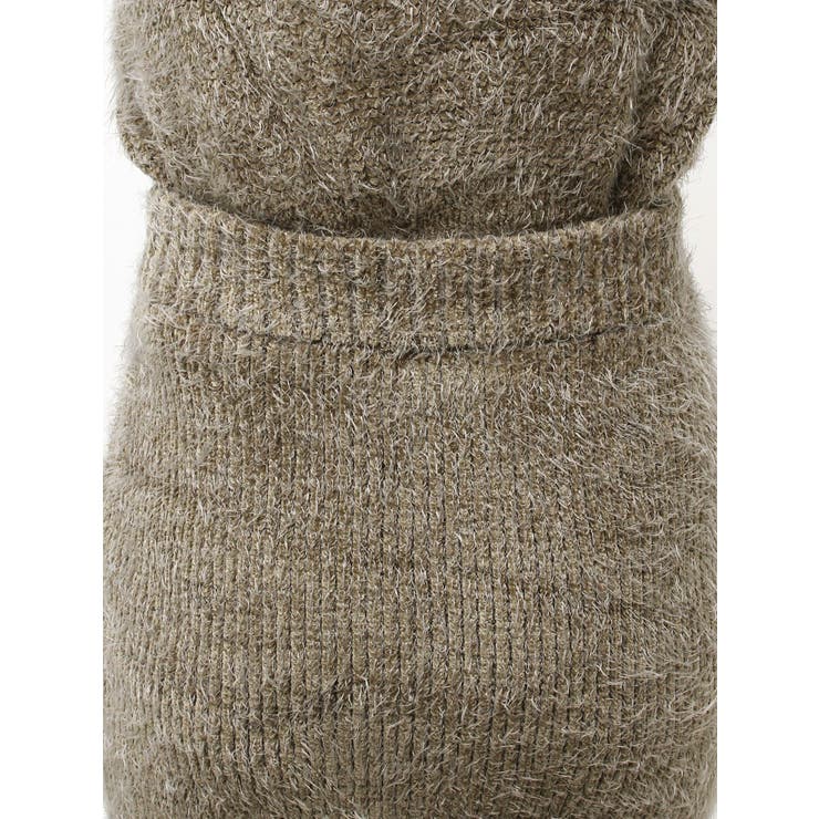 シャギーニットタイトミニスカートライクショートパンツ | GYDA | 詳細画像18 