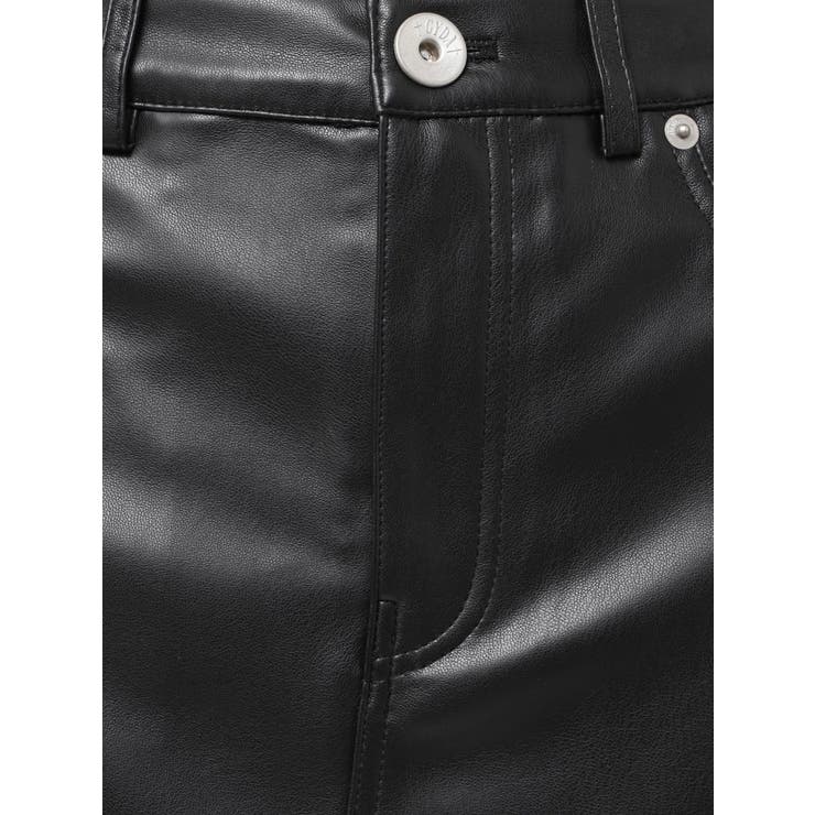 ハイウエストフェイクレザースカートライクショートパンツ | GYDA | 詳細画像27 