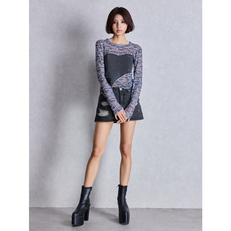 バルキーショートブーツ | GYDA | 詳細画像14 