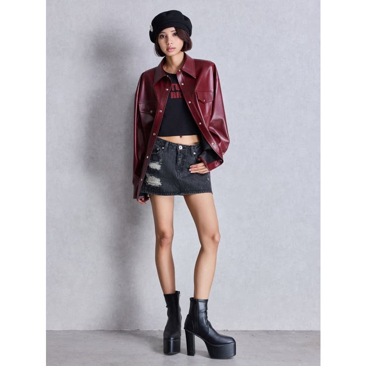 バルキーショートブーツ | GYDA | 詳細画像15 