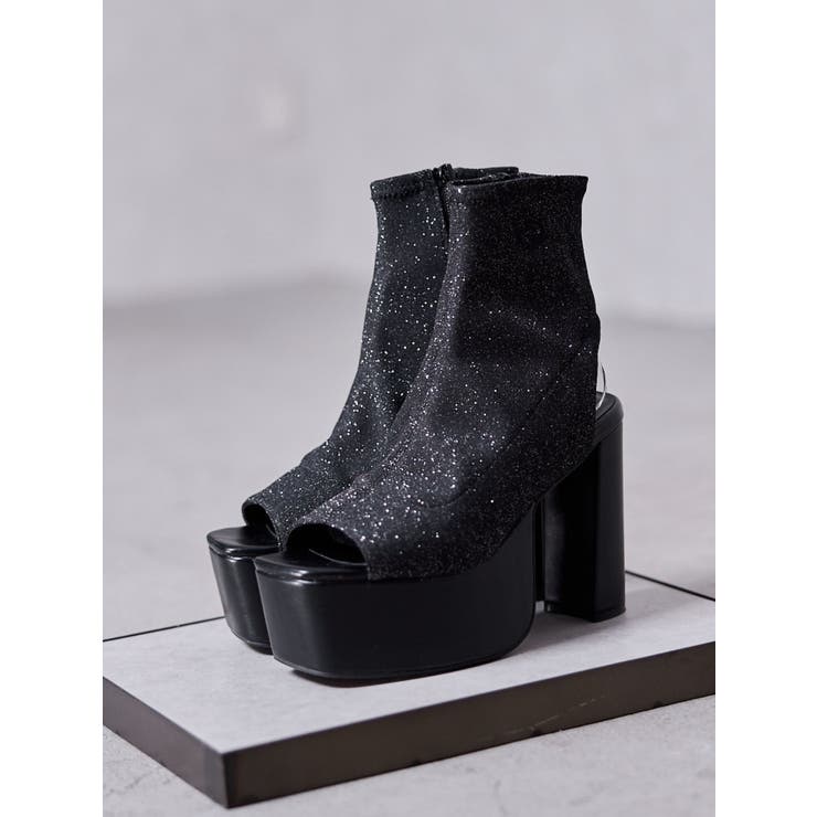 【gyda】GD GLITTERブーツサンダル ラメ ギャル GD GLITTERブーツサンダル[品番：MKSW0064911]｜GYDA（ジェイダ