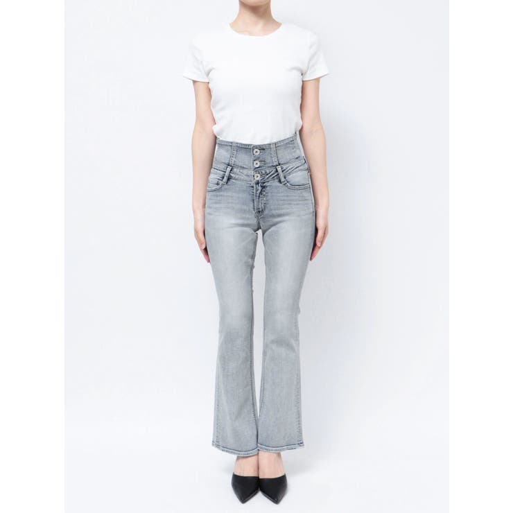 NEWハイウエストBACKクロスフレアパンツ | GYDA | 詳細画像46 