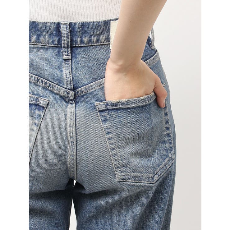 ハイウエスト tear up damageストレートワイドデニムパンツ | GYDA | 詳細画像30 