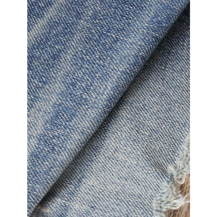 ハイウエスト tear up damageストレートワイドデニムパンツ | GYDA | 詳細画像33 