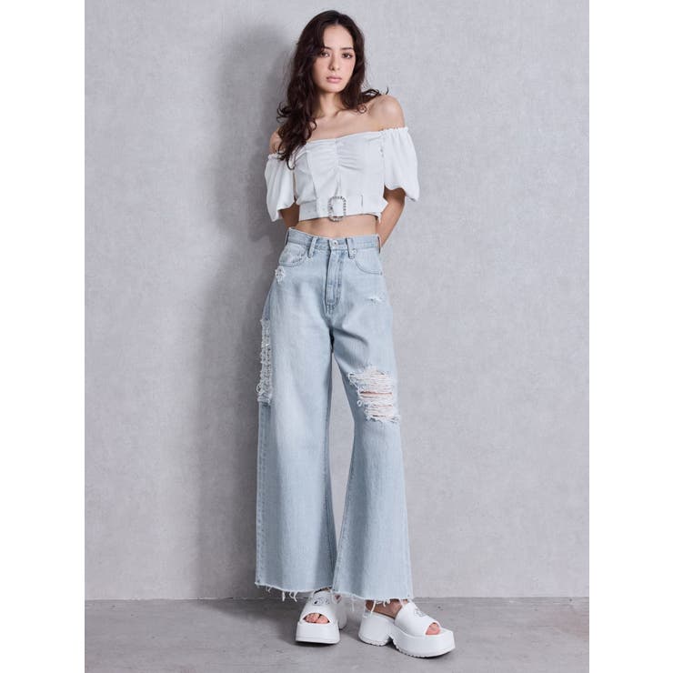 ハイウエストSIDE straight line | GYDA | 詳細画像12 