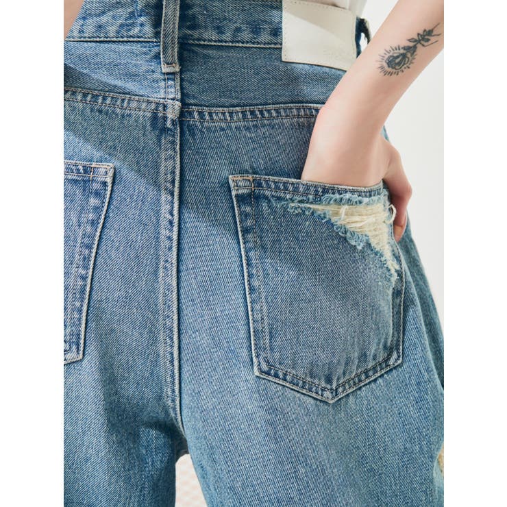 ハイウエストSIDE straight line[品番：MKSW0064893]｜GYDA