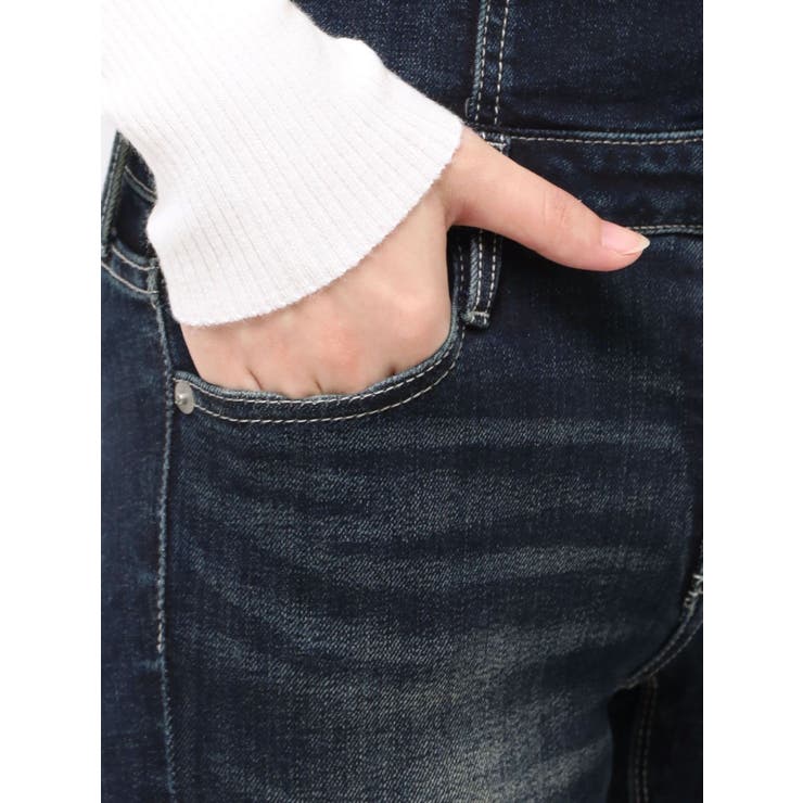 ハイウエストウエストクロススキニーデニムパンツ | GYDA | 詳細画像36 