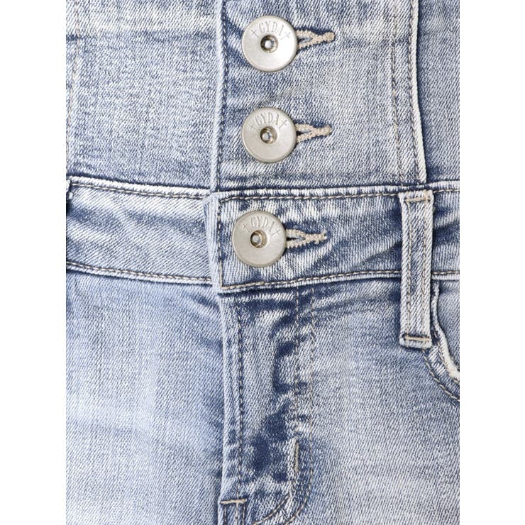 【TINY】ハイウエストウエストクロススキニーデニムパンツ | GYDA | 詳細画像27 