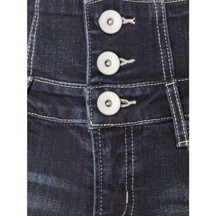 【TINY】ハイウエストウエストクロススキニーデニムパンツ | GYDA | 詳細画像28 