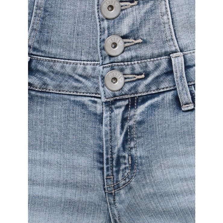 【TINY】ハイウエストウエストクロススキニーデニムパンツ | GYDA | 詳細画像32 