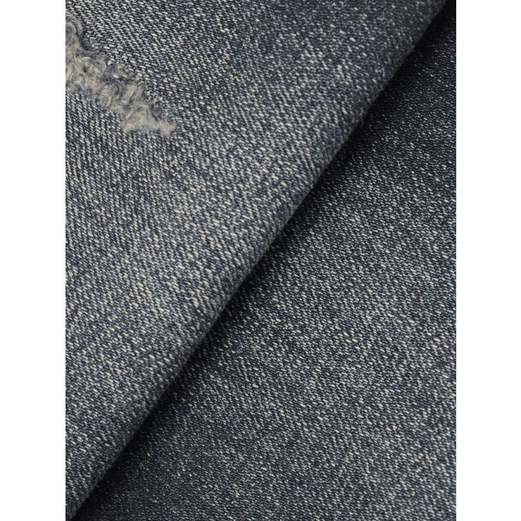 ハイウエストバッククロスダメージスキニーデニムパンツ[品番