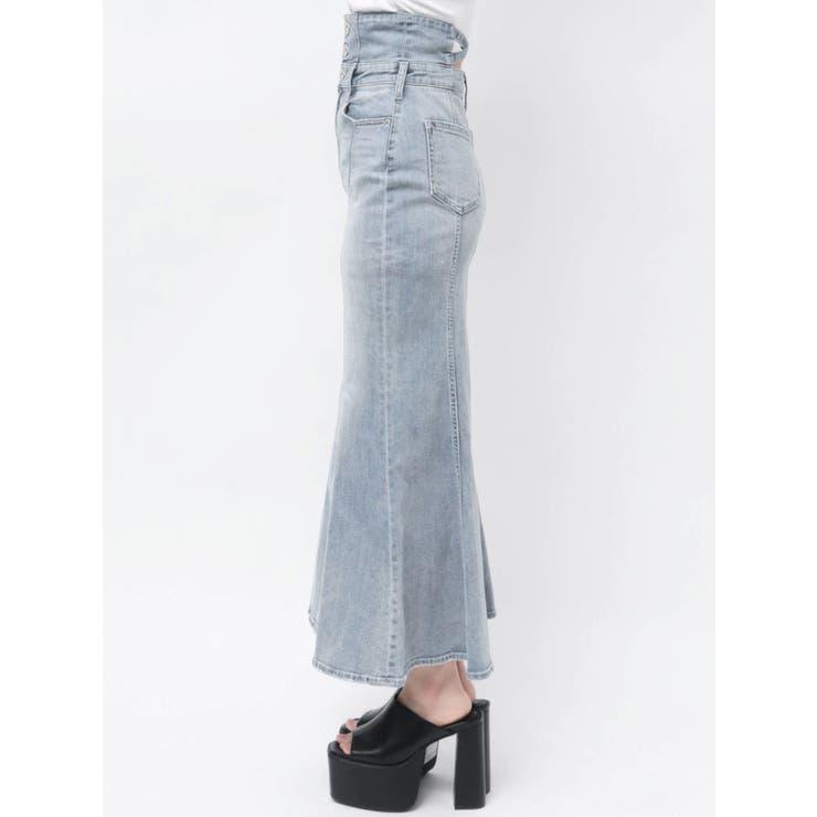 ハイウエストBACKクロスマーメイドデニムスカート | GYDA | 詳細画像14 