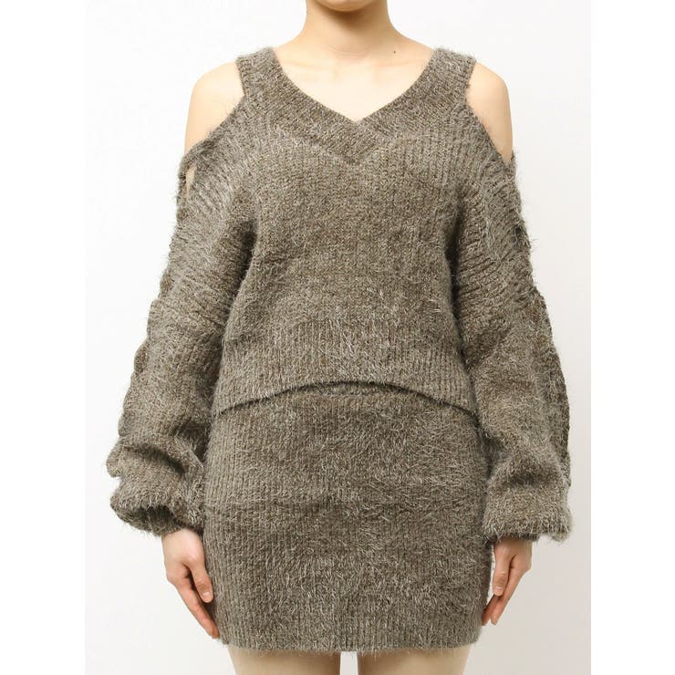 1度着用⭐︎machatt⭐︎ラッセルレーストップス WHATEVSレースアップ ドルマンスウェットトップス[品番