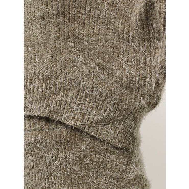 レースアップシャギーニットトップス | GYDA | 詳細画像20 