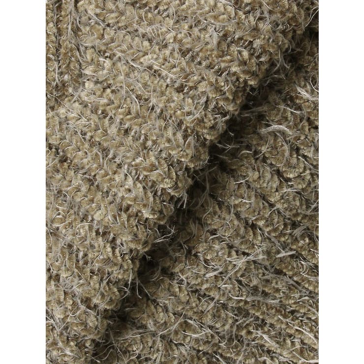 レースアップシャギーニットトップス | GYDA | 詳細画像21 