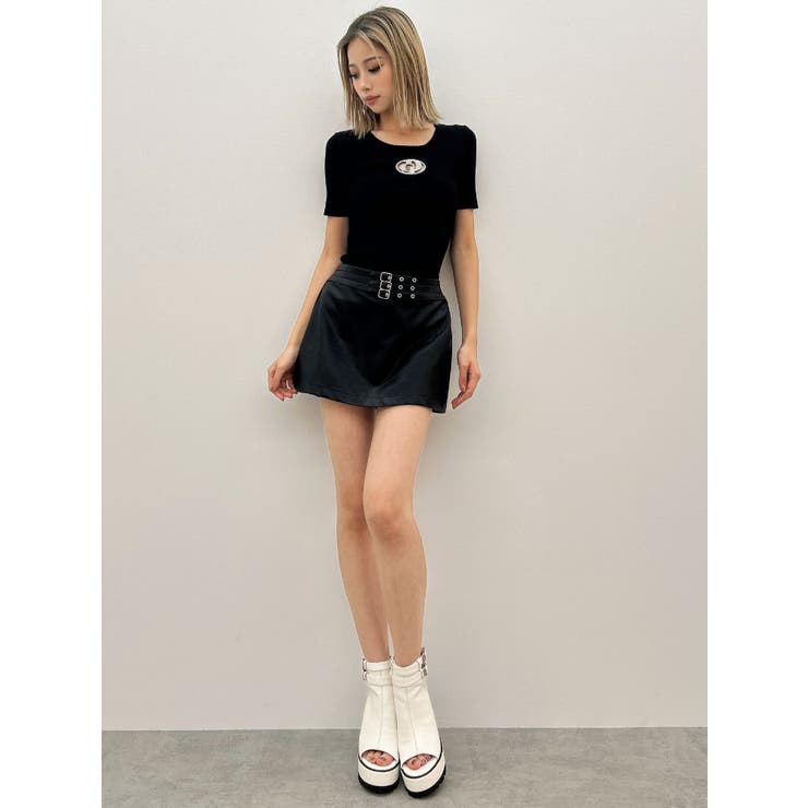 激安の GD bijou MOLDハーフスリーブニットトップス[品番：MKSW0064404 トップス
