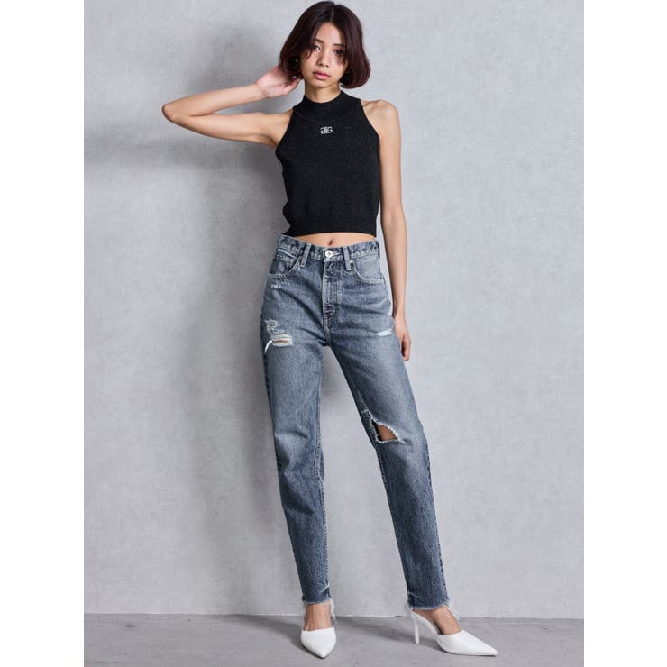 Symmetry GYDAラメアメスリニットトップス | GYDA | 詳細画像11 