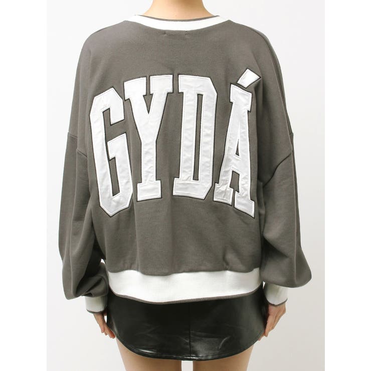 トレーナー スウェット GYDA BICOLOR スウェットトップス レディース GYDA トレーナー スウェット BICOLOR スウェットトップス