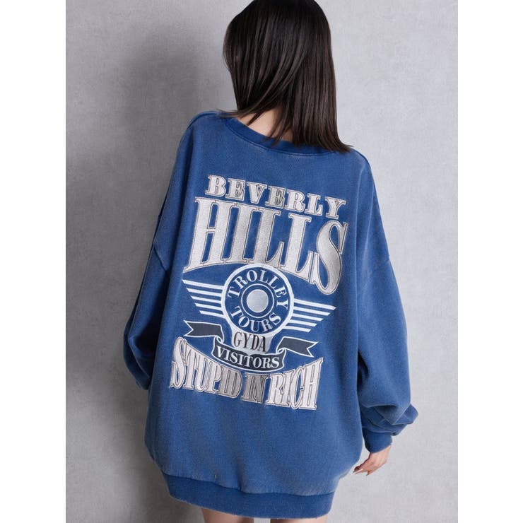 BEVERLY HILLS ドルマンスウェットトップス[品番：MKSW0065762
