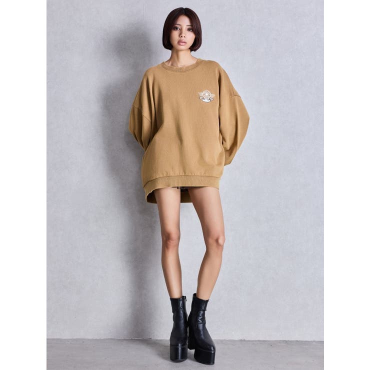 BEVERLY HILLSドルマンスウェットトップス[品番：MKSW0065762