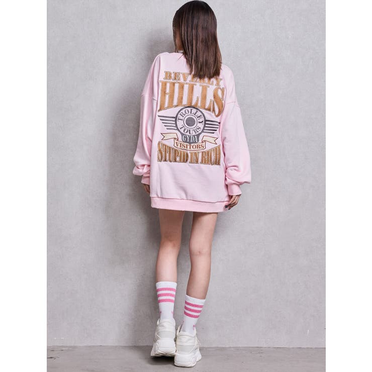 BEVERLY HILLSドルマンスウェットトップス | GYDA | 詳細画像27 